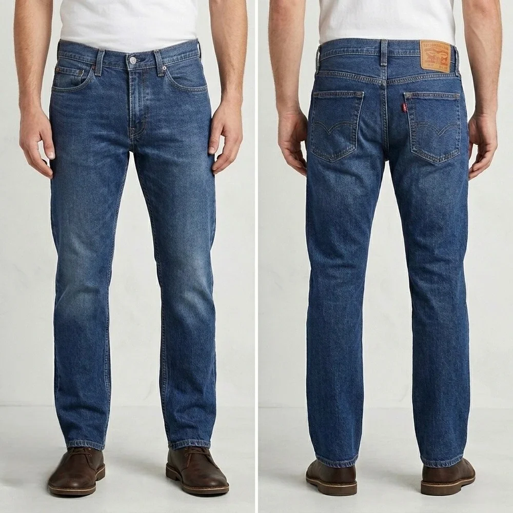 Levis‎ 511 Slim Fit Jeans Mens 32x37 Medium Wash Blue Denim Pants 04511-1786